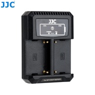 JJC DCH-NPF Dual Slot USB Battery Charger for NP-F550 NP-F750 NP-F970 NP-FM50 NP-FM500H Battery of C