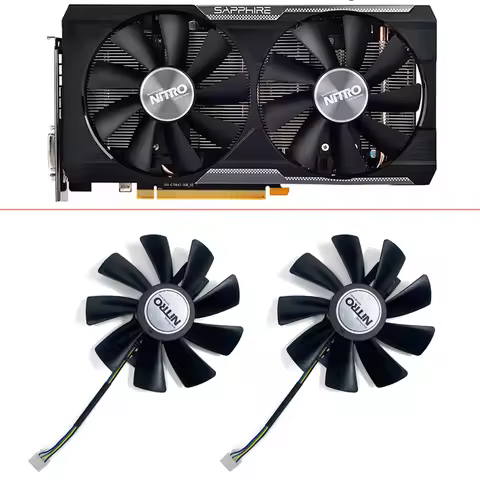 Cooling Fan 95MM 4PIN GAA8B2U DC12V 0.45A R9 380X GPU FAN For Sapphire R9 380 380X 2G/4G D5 Graphics