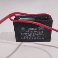 CBB61 500V 450V and other brands 2.0uf 2.2uf 2.4 uf for Panasonic KDK  Deka Alpha Fan Capacitor