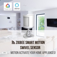 Motion Sensor Zigbee Swivel Mount Motion Detection Activated Appliances PIR Sensor