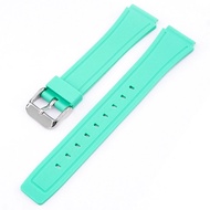 Watch Band Strap Replacement For Casio Black PU Resin Wrist Strap 18mm F91W F84 F105 F108 A158 A168 