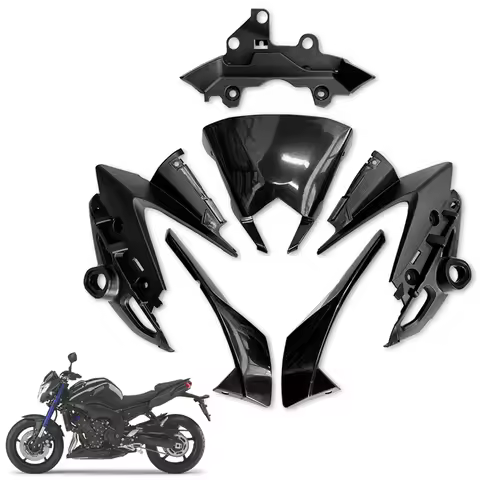 Fit For Yamaha FZ8 FZ8N 2010-2017 Upper Nose Top Cowl Front Headlight Side Fairing Windshield Speedo