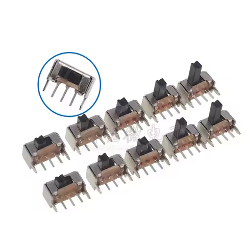 100PCS/Lot SK12D07 Toggle Switch 1P2T 3PIN Miniature Side Slide Two Positon 2/3/4/5/6/7MM