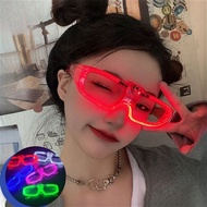 【SG Local】LEDs Light Up LED Glasses Fluorescent Glow Glasses Glow in The Dark Party Supplies Neon Pa