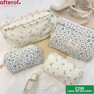 AFTEROF Cosmetics Bag, Handheld Begonia Flower/Rose Makeup Bag, High Quality Floral Print Handbag Ho