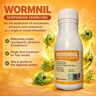 60ml Zontron Wormnil Suspension Liquid Ubat Cacing Anak Kucing Anjing Deworm Prazivet Plus Drontal Z