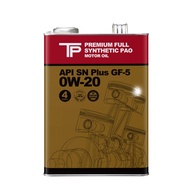 TP Motor Oil | Premium 0W-20 | Full Synthetic PAO | SN+/CF GF5 | 4 Liters