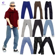 CORSAKI Male Doll Trousers, Fashion 10 Styles Jeans Pants,  Casual Wears Kids Toys Dolls Accessories