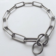 EK9 Dog Training Stainless P Chain Choke Chain ๅฎ ็ฉ็็้ฒ้P้พ
