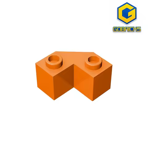 Gobricks GDS-610 Brick 2x2 w. angle 45 degrees compatible with lego 87620 children's DIY Educational
