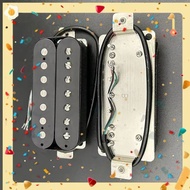 KR-Alnico 5 7-String Electric Guitar Humbucker Pickup Coil Splitting Pickup N-8.8K/B-14.2K Black Gui