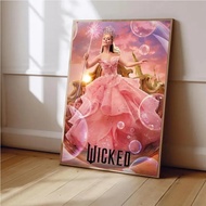 ศิลปะผ้าใบสไตล์บาร์กาแฟจากหนัง Wicked ส่วนแรก เหมาะสำหรับแต่งห้องนอนและตกแต่งบ้าน 0421