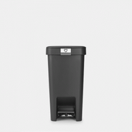 brabantia - 比利時製造 10L Stepup長形腳踏桶 (啞黑) H38.1 x L26.5 x W20.3 cm 800344 廚房 | 廁所 | 辦公室 垃圾桶