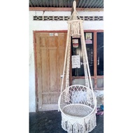 Macrame swing macrame swing chair/