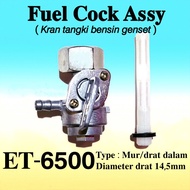 Kran tangki bensin mesin genset ET950 ET2500 ET6500 / fuel cock tank - Genset 5000watt