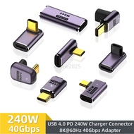 USB C Female to Female Adapter with PD 240W 40Gbps 8K 60hz Video Compatible for Thunderbolt 4/3 for 