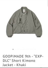 GOOPiMADE 9th "EXP-DLC" 短款和服外套 - 卡其色