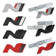 Car Sticker N Line Nline Badge Emblem Decal Front Grille for Hyundai I30 2021 Sonata Elantra Veloste