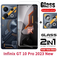 Infinix GT 10 Pro 2023 Full Cover Tempered Glass Flim For Infinix GT 10 Pro GT10Pro 10 GT10 Pro 10Pro 2023 4G 5G Front Film Back Lens Glass Back Camera Lens Screen Protector