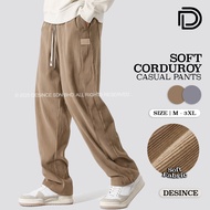 🇲🇾 DESINCE Men Corduroy Casual Pants Seluar Panjang Lelaki MP 030