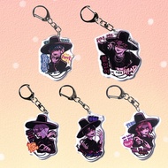 Demon Hunter Series Keychain Girls Acrylic Keychain Rumi Mira Zoe Anime IP Keyring