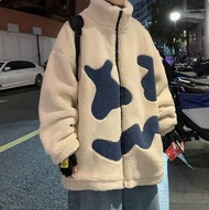 ONE - 羊羔毛外套男（米色 尺碼：M-2XL）（下單後聯絡客服確認發貨尺碼）#F334001013