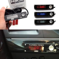 รถแข่งHKS Black Turbo Timer LED Type 0 จอแสดงผลดิจิตอลLed 41001-AK009 (ไฟLEDสีแดง)