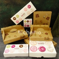 Paper Donut Box Cake Box Pizza Sponge Cake Pie Milk Dessert Kraft Box