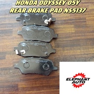 HONDA ODYSSEY 05Y REAR BRAKE PAD NS5137
