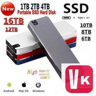 【VIKI品質保證】??移動SD硬盤Type-USB 2TB 4TB 6TB 8TB 4TB固態隨身硬碟 外接式硬碟