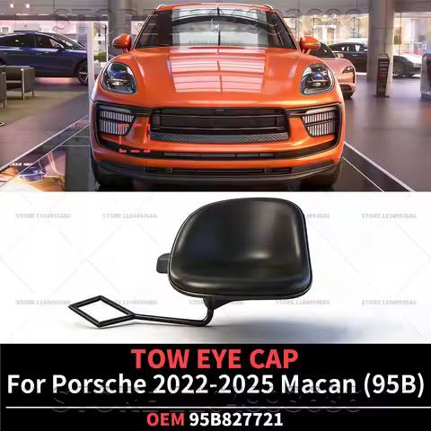 For Porsche 2022 2023 2024 2025 Macan Base S T GTS Turbo Electric (95B) Front Bumper Towing Hood Cap