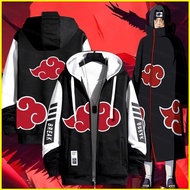YT2 NARUTO Akatsuki Akagumo anime zipper Hoodie coat jacket Unisex Top YT2
