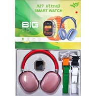 H27 ultra 3Big headphones 🎧 4strapsWireless charging
