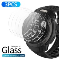 1-3Pcs 9H Smart Watch Screen Protector Glass For Garmin Instinct Tactical E 3 AMOLED Lily 2X 2S 2 So