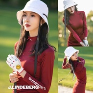 New Bordeaux Red Golf Women's Quick-Drying Breathable Sports Jersey Fashionable All-Match Slim-Fit R