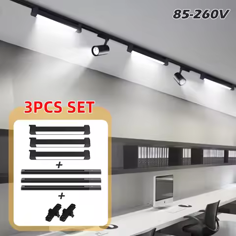 Track Light 85-220V Set LED Track Lighting Spotlight Spot Led rail Lamp 10/20W For Store Home Bedroo