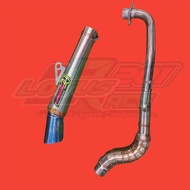 Daeng sai4 Pipe canister conical open specs exhaust Pipe for Wave 125 Xrm 110/125 Wave 100/110/115 Rs125 Furry 125 Smash 115 Rusi100/110 Daeng Pipe Daeng sai4 Aun Pipe Nlk Pipe Charama Pipe Creed Pipe Kou Pipe