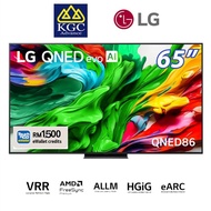 LG 65" QNED evo AI Smart TV 65QNED86ASA Mini-LED 144Hz Gaming Mode* Dolby Vision & HDR10 4K UHD [202