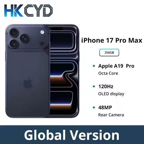 New Apple iPhone 17 Pro Max Smartphone IOS 26 48MP+48MP Rear Camera