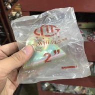 / FENCE WHEELS / GATE WHEELS COR IRON WHEELS 2 AND 2.5 INCH CHROME WHEELS