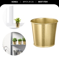 Plant Pot 9cm Brass Color Small Flower Pot Indoor Planter Succulent Pot