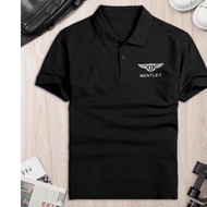 Bentley Printed Logo Polo Shirt Unisex Breathable Short Sleeved Casual Polo Shirt