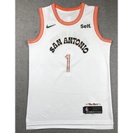 2024 NBA jersey San Antonio Spurs #1 Wenbanyama  basketball jersey