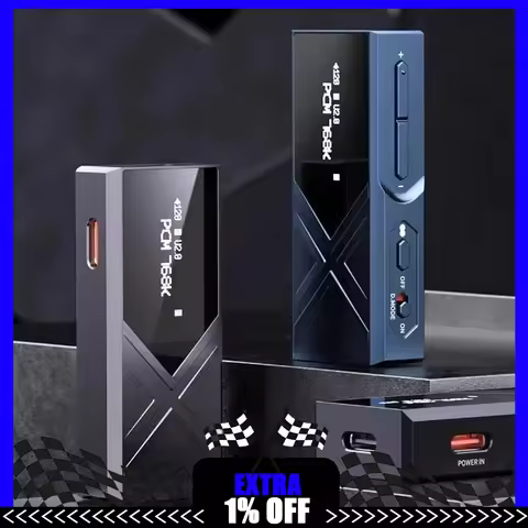 Fiio KA17 Usb Hifi Dac Portable Audio Decoder, Dual Es9069q Pcm768 Dsd512 3.5/4.4mm Output Custom Fo
