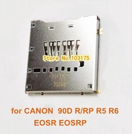[HOT 2023] New Original SD Memory Card Slot For Canon EOSR EOSRP EOS 90D R/RP R5 R6 Camera Repair Part