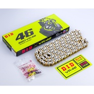 DID 428VR46 /520VR46 /525VR46 Valentino Rossi Model X-Ring Limited Chain 120L - 132L (ORIGINAL DID)