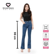 UNISOO JEANS - CK8001-1 Highwaist Jeans | Cutbray Jeans| Flare Jeans | Fit Jeans | Highwaist Women's