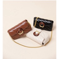 HP Leather Sling Bag BagWanita Women's Chain Messenger Luxury Mini Bag FT40 19 x 11 x 6 cm
