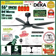 Deka Ceiling Fan F5DC PRO MB Remote Control Ceiling Fan ((56 inch)) / Elmark Dolphin 52" Ceiling Fan
