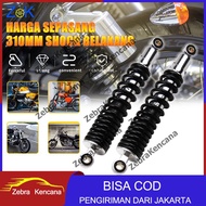 (Dikirim Dari Jakarta) 2PCS SHOCKBREAKER 310MM UNIVERSAL/SHOCK BELAKANG SUPRA TIGER RXK BEBAN BERAT/